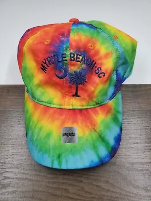 Mahi Myrtle Beach SC South Carolina Tie Dye All Over Hat Cap Strap Back Fishing • $16.19