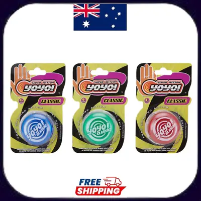 Super Action YoYo String  Classic Toy Ssorted  Kids Toy  Yo Yo Beginners Tricks* • $5.96