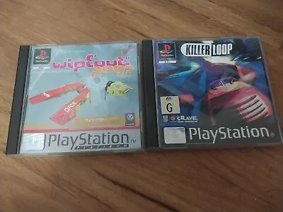 Wipeout 2097 And Killer Loop For PS1 Bundle • $0.99