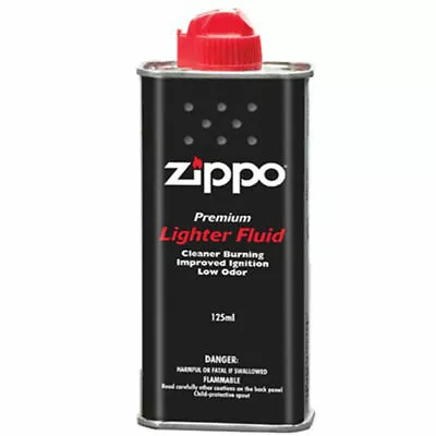 Original Zippo Lighter Fuel Fluid Petrol Flint And Wicks Premium Lighter Fluid • £2.99