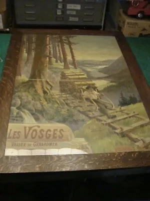 Original Poster - 1900  LES VOSGES Vallee De Gerardmer - Hugo D'Alesi -Oak Frame • $1508.73