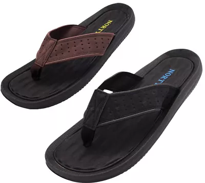 NORTY Men's Ultra Soft EVA Foam Flip Flop Thong Beach Pool & Everyday Sandal • $19.90