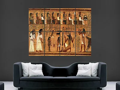 Egyptian Markings Hieroglyphics Poster Art Huge Image  Large Wall Picture • £18.75