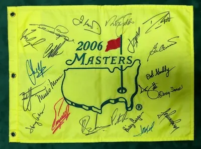 £2999.99 • Buy 2006 Masters Golf Flag Signed Autograph 21 Winners AFTAL COA CASPER, FORD, AARON