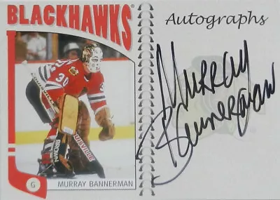 04-05 Itg In Game Franchises Base Murray Bannerman Blackhawks Autograph Auto • $18.08