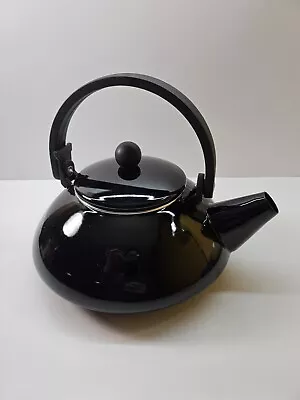Le Creuset 1.5L Black Enamel Tea Kettle No Stopper/Whistler • $25
