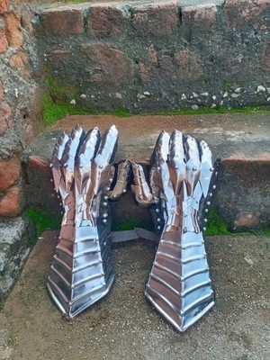 £54.13 • Buy Gothic Gauntlets,Armor Arm Gauntlets,Wearable Costume Gloves,Steel Hand Gloves