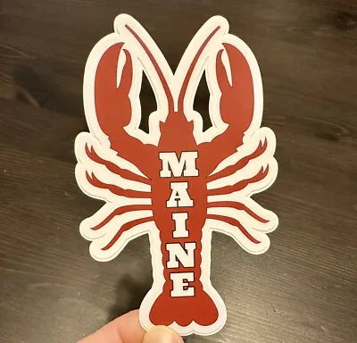 Maine Lobster Vinyl Weatherproof Vinyl Sticker • $3.99