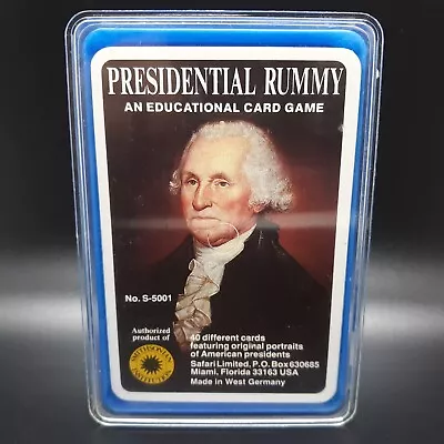 Vintage Presidential Rummy An Educational Card Game Smithsonian Institution • $8.99