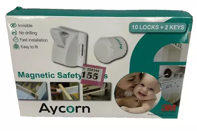 Aycorn Magnetic Safety Locks For Child & Baby Proofing Cupboards C13 O592 • £5.95