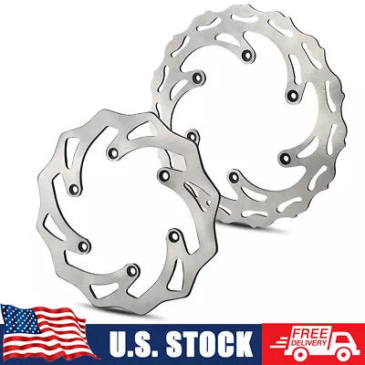 Front Rear Brake Disc Rotors For KTM 125 250 300 350 450 EXC XC XCW XCF SXF SX • $42.99