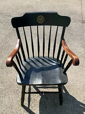 Vintage University Of Rochester S. Bent & Bros Wooden Colonial Chair Armchair • $200