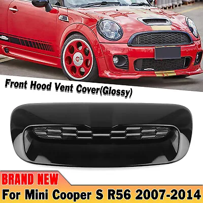 HOOD SCOOP For 2007-2013 MINI R57 R58 R56 R55 R59 COOPER S Air Intake Vent Black • $55.12