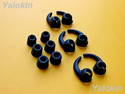 $39.34 • Buy NEW 12pcs (BMF-BSTB) Memory Foam & Stabilizer Wing Tips Eargels For Jaybird X2