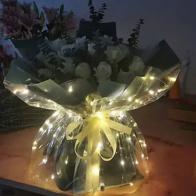 £4.29 • Buy Creative LED Luminous Wrapping Paper Lights DIY Bouquet Waterproof Packaging Art