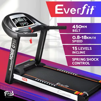 Everfit Treadmill Electric Auto Incline Home Gym Exercise Machine Fitness • $602.95