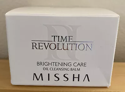Missha Time Revolution Brightening Care Oil Cleansing Balm 105g NEW IN BOX • $17.99