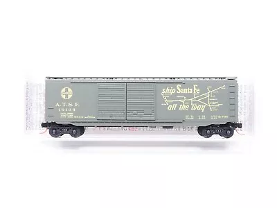 N Scale Micro-Trains MTL 34290 ATSF Santa Fe 50' Box Car #10135 W/ Map • $14.95