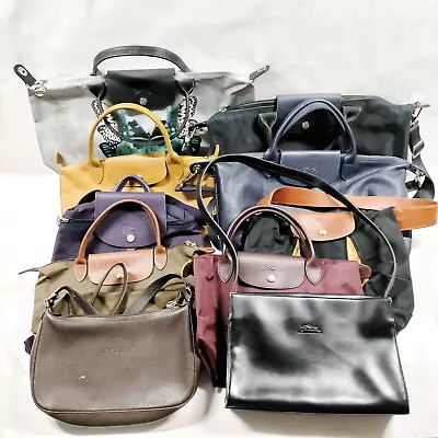 Longchamp Leather Tote Bag 10 Piece Set / 567742 • $95