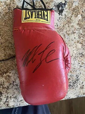 Mike Tyson Autographed Everlast Red Boxing Glove • $100