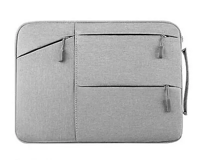 Grey Laptop Handle Sleeve Bag For 13  14  15  16  Hp Lenovo Microsoft Acer Asus • £9.99