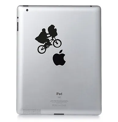 E.T & ELLIOT Apple IPad Mac Macbook Laptop Sticker Vinyl Decal. Custom Colour • $3.18