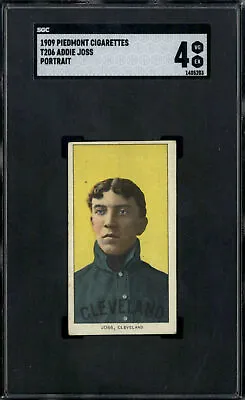 1909 T206 Addie Joss Piedmont - SGC 4 • $962.50