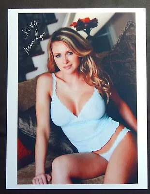 Michelle Baena Playboy Model SIGNED COLOR 8x10 PHOTO • $10