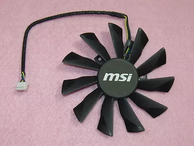 95mm MSI R9 280X 270X R7 260X Single Fan Replaement PLD10010S12HH 40mm 4Pin R149 • $13.55