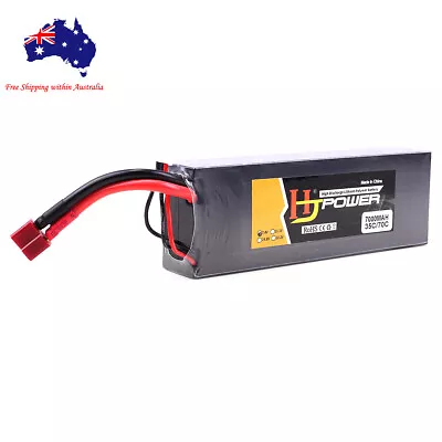 2s 7.4v 7000mAh 35C 70C Lipo Li-Po Hard Case Battery T Plug For RC Car Truck • $57.99