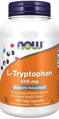 Now Foods Tyrosine 500mg 120 Capsule • $11.42