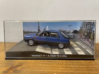 RENAULT 11 TAXI - 007 James Bond Car Collection Model - View To A Kill • £7.50