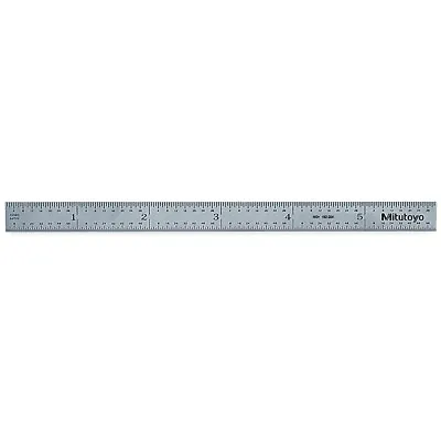 6  3r Full Flex Steel Scale Ruler - 1/2  Wide - Mitutoyo #182-204 - New! • $13