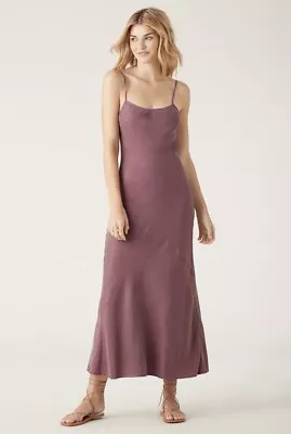 Tigerlily Dress Amer Slip Dress In Mauve Suade Like Fabric Size 12 Boho • $17