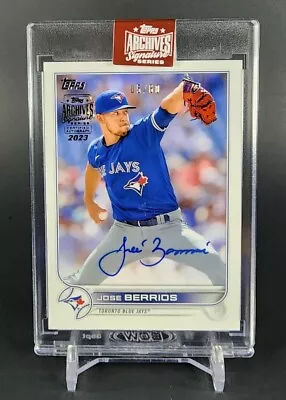 2023 Topps Archives Signature Series Buyback 2022 Topps Jose Berrios Auto /60  • $119.99