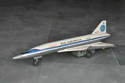 Vintage DAIYA Mark Supersonic Pan American Battery B2707 Airplane/Rocket Tin Toy • $144