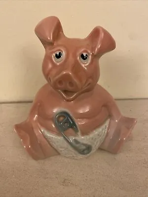 Wade Nat West Pink Baby Piggy Bank. Woody. V G C. • £9