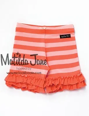 NEW Girls Matilda Jane Happy And Free Licorice Laces Shorties Shorts Size 6 NWT • $24.95