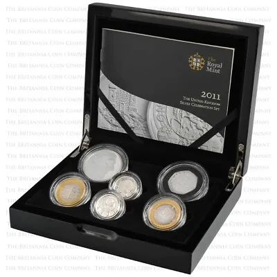 2011 UK Commemorative Silver Proof Annual 6 Coin Set UK11CS • £175
