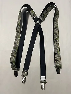 Buckle-Down Camouflage Design Suspenders Braces Metal Steel Hardware • $12.99