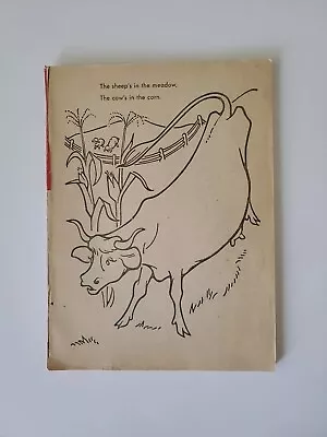 Vintage Whitman Activity Nursery Rhymes Connect The Dot Coloring Book 90 Pages • $7.99