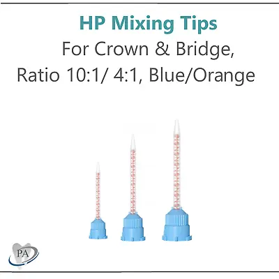 Dental Crown & Bridge HP Mixing Tips 4:1 10:1 Fine Blue/Orange MIXPAC HP Tips  • $79.95