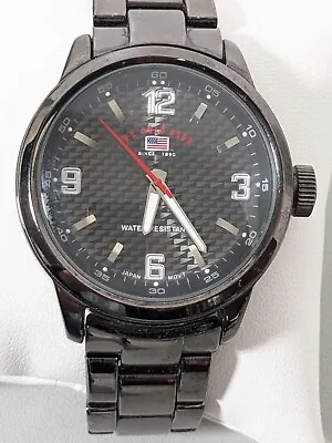 US Polo Association Mens Gray Metallic Classic Style Bracelet Watch 7 Inch • $13.99