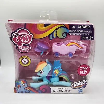 My Little Pony ZOOM 'N GO RAINBOW DASH Friendship Is Magic Rainbow Power New • $10.45