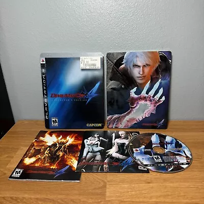 Devil May Cry 4 Collector's Edition Sony PlayStation 3 PS3 Steelbook Bonus DVD • $29.95