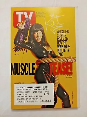 Tv Guide August 19-25 The Kat Meow WWF Muscle Tease! 2000                        • $12.99