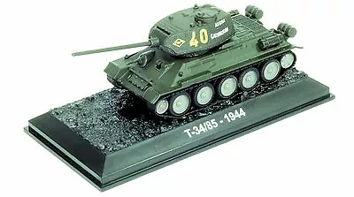 T-34/85 - 1944 Tank Diecast 1:72 Model (Amercom BG-30) • $19.95