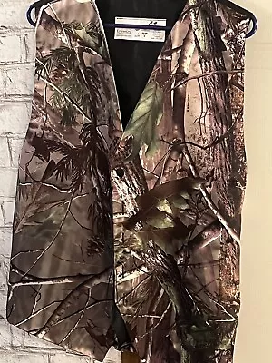 Mossy Oak Camouflage Formal Dress Tuxedo Vest Made In USA -Real Tree XL • $19