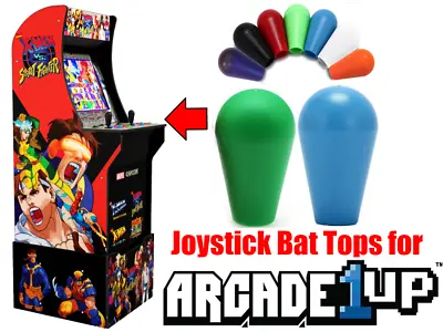 $10.95 • Buy Arcade1up X-Men Vs. Street Fighter - Joystick Bat Tops UPGRADE! (Green/Blue)