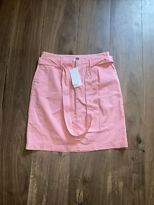 £54.99 • Buy Hugo Boss Chino Skirt Pink Womens Size 10 BRAND NEW